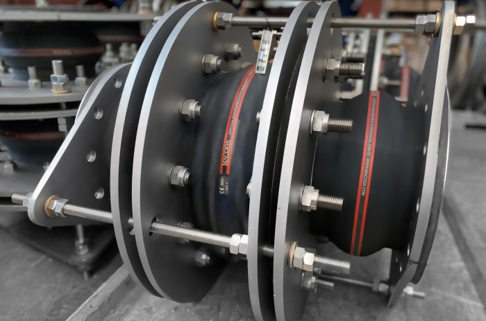In-Line Rubber Pressure Balanced Expansion Joints